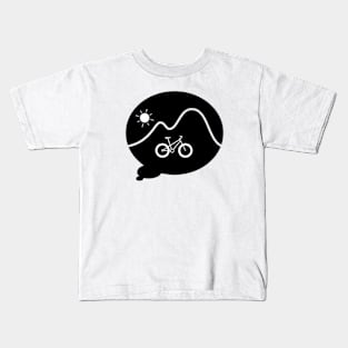 Thinking: bike Kids T-Shirt